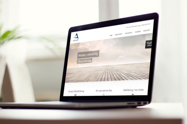 Accept Säljutveckling – WordPresshemsida