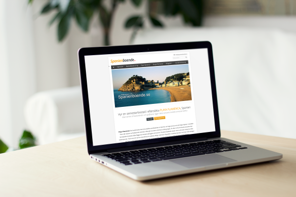 Spanienboende – webbplats i wordpress