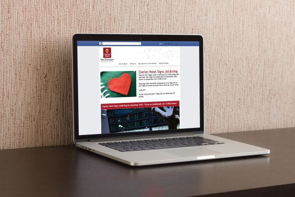 Clarion Hotel – facebook app