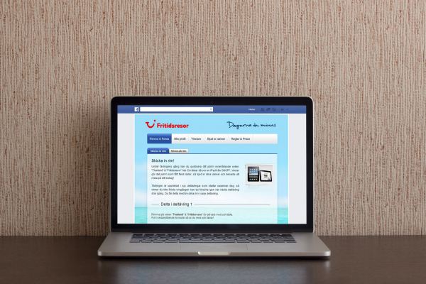 Fritidsresor – facebook app