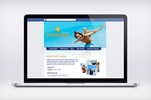 Proderm Solskydd – facebook app
